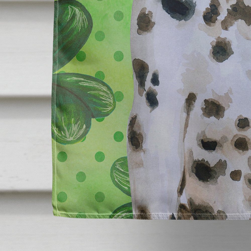 Dalmatian Puppy St Patrick's Flag Canvas House Size BB9882CHF