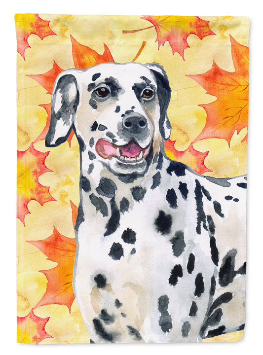Dalmatian Fall Garden Flag - Outdoor Decorative Yard Flag BB9914GF