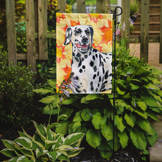 Dalmatian Fall Garden Flag - Outdoor Decorative Yard Flag BB9914GF
