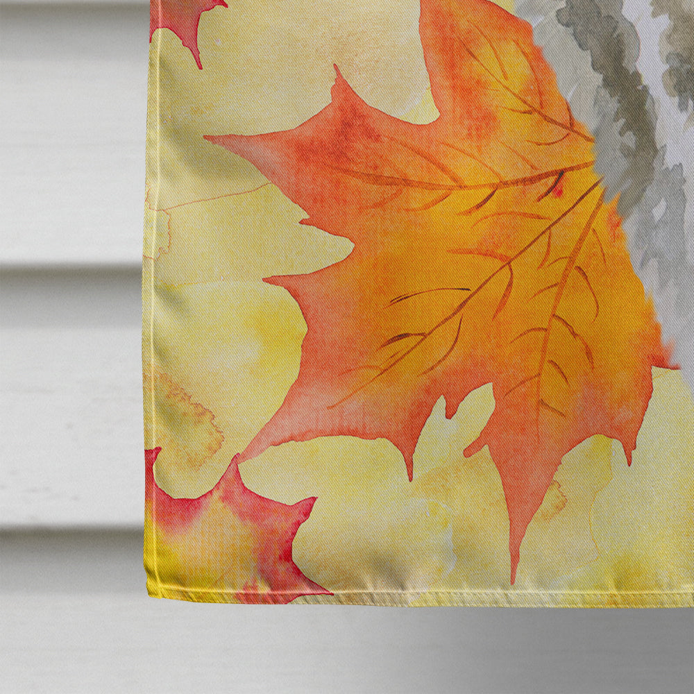 American Akita Fall Flag Canvas House Size BB9930CHF