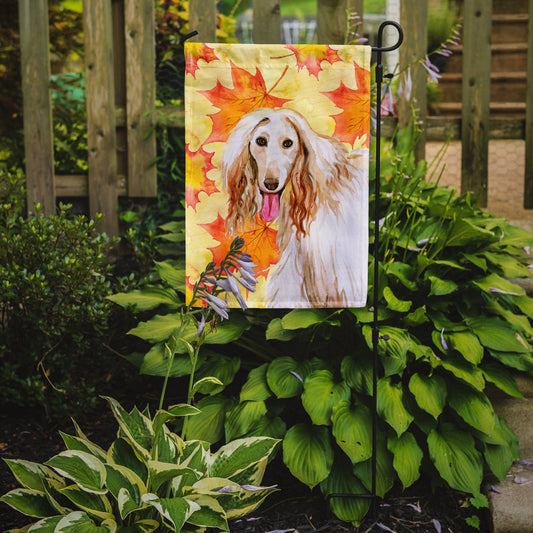 Afghan Hound Fall Garden Flag - Outdoor Decorative Yard Flag BB9963GF