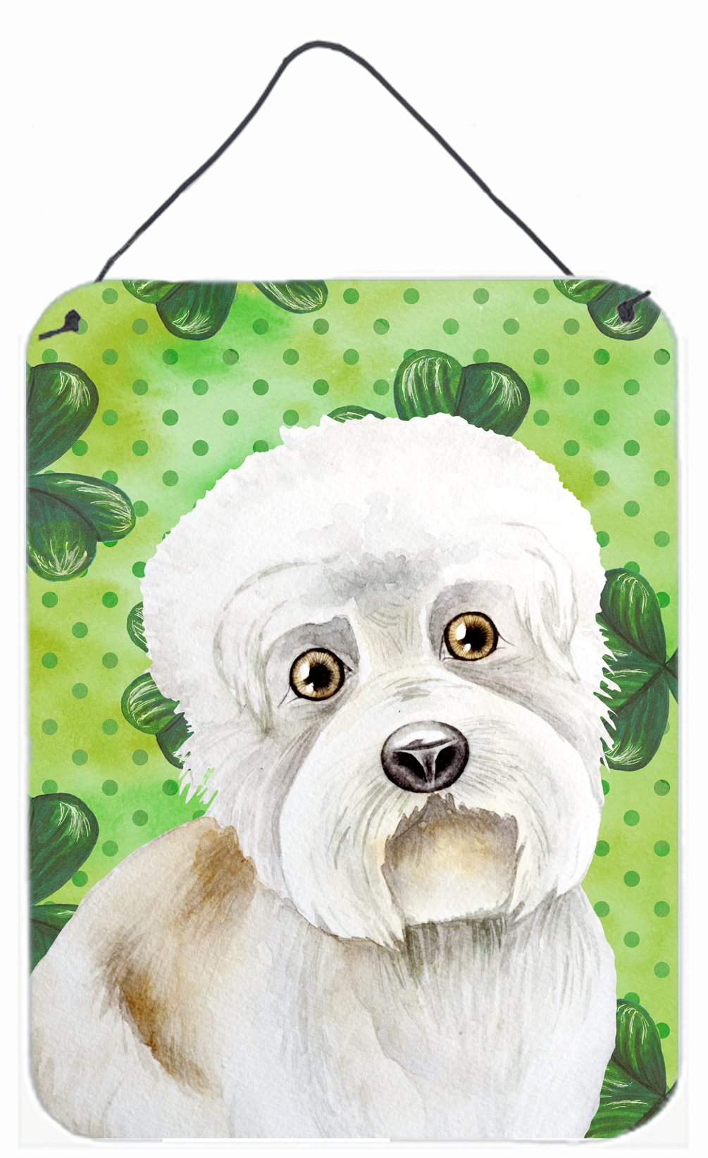 Dandie Dinmont Shamrocks Wall or Door Hanging Prints CK1400DS1216