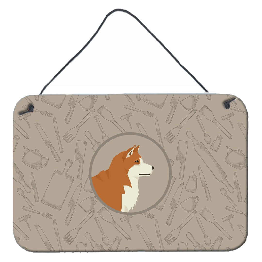 Akita In the Kitchen Wall or Door Hanging Prints CK2159DS812