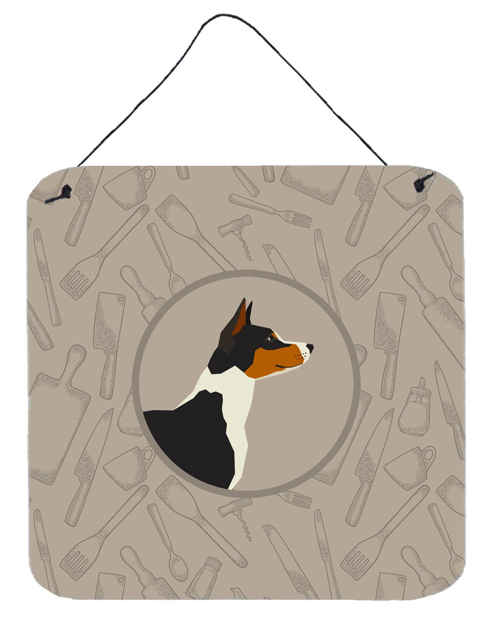 Basenji In the Kitchen Wall or Door Hanging Prints CK2164DS66