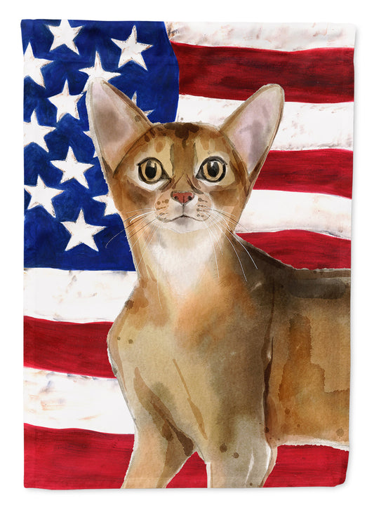 Abyssinian American Flag Garden Flag - Outdoor Decorative Yard Flag CK3027GF