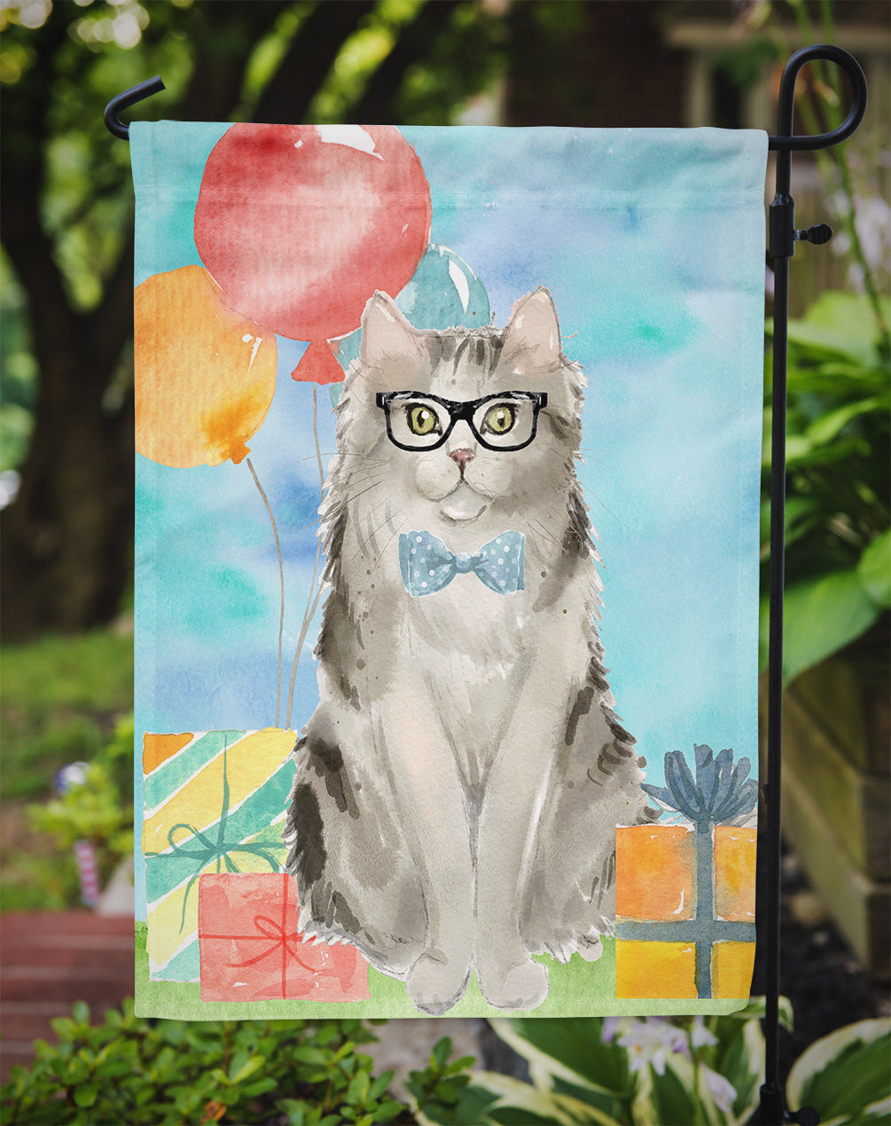 Ragamuffin Happy Birthday Garden Flag - Outdoor Decorative Yard Flag CK3171GF