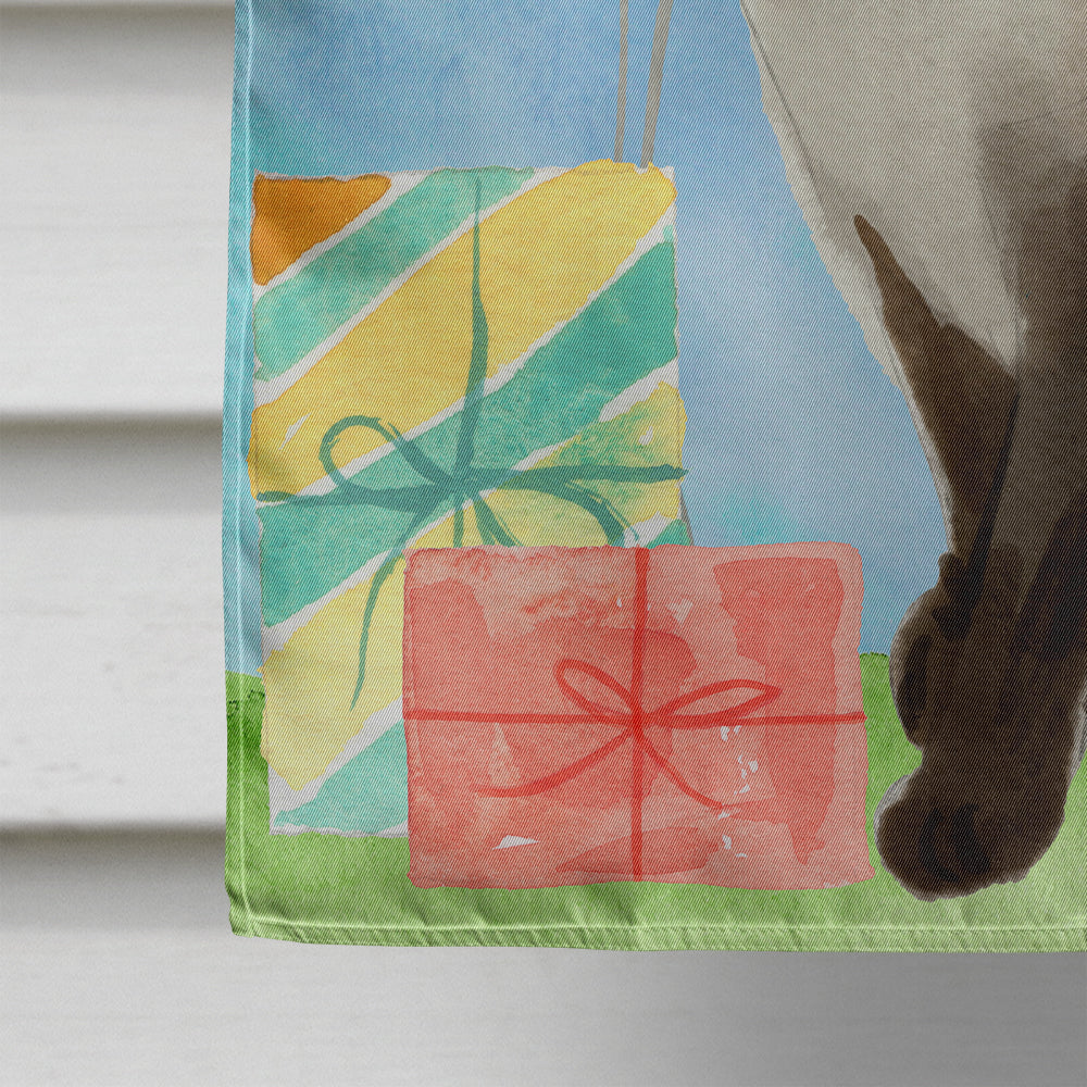 Siamese Happy Birthday Flag Canvas House Size CK3174CHF