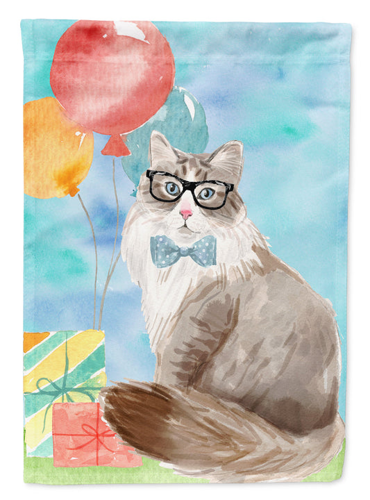 Siberian Happy Birthday Flag Canvas House Size CK3175CHF