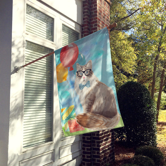 Siberian Happy Birthday Flag Canvas House Size CK3175CHF