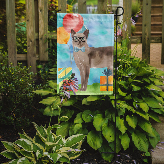 Tonkinese Happy Birthday Garden Flag - Outdoor Decorative Yard Flag CK3176GF