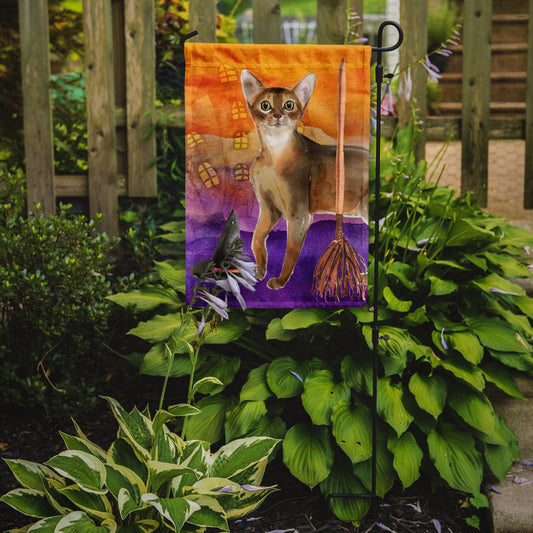 Abyssinian Halloween Garden Flag - Outdoor Decorative Yard Flag CK3177GF