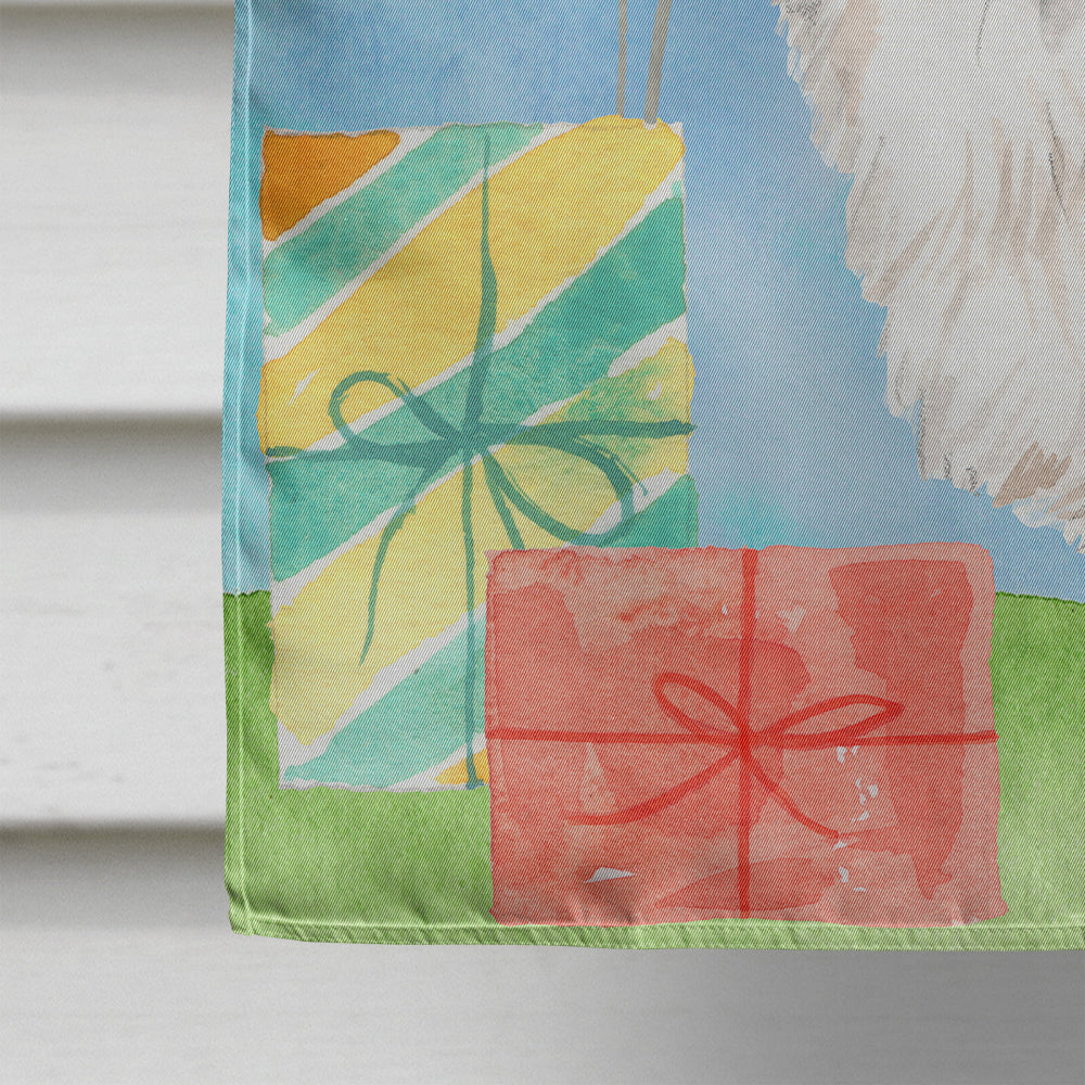 Happy Birthday Corgi Flag Canvas House Size CK3248CHF