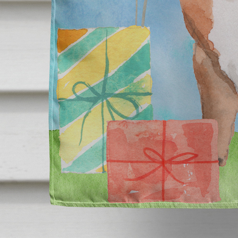 Happy Birthday English Bulldog Flag Canvas House Size CK3250CHF