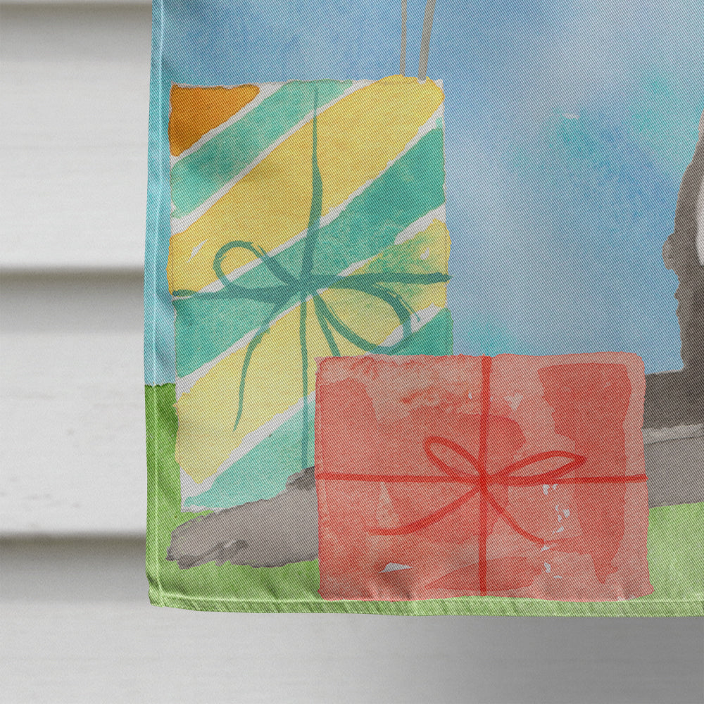 Happy Birthday Italian Greyhound Flag Canvas House Size CK3256CHF