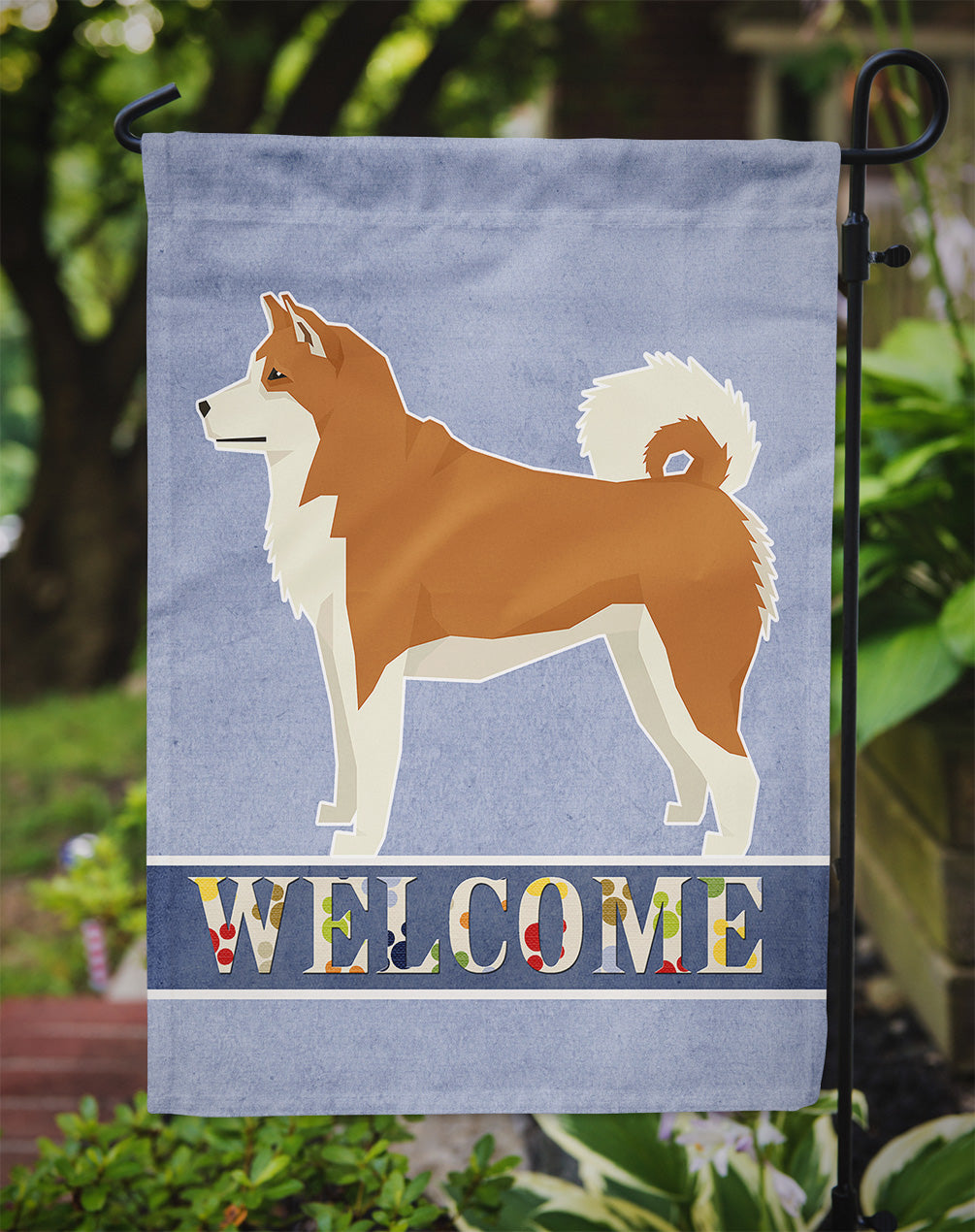 Akita Welcome Garden Flag - Outdoor Decorative Yard Flag CK3571GF