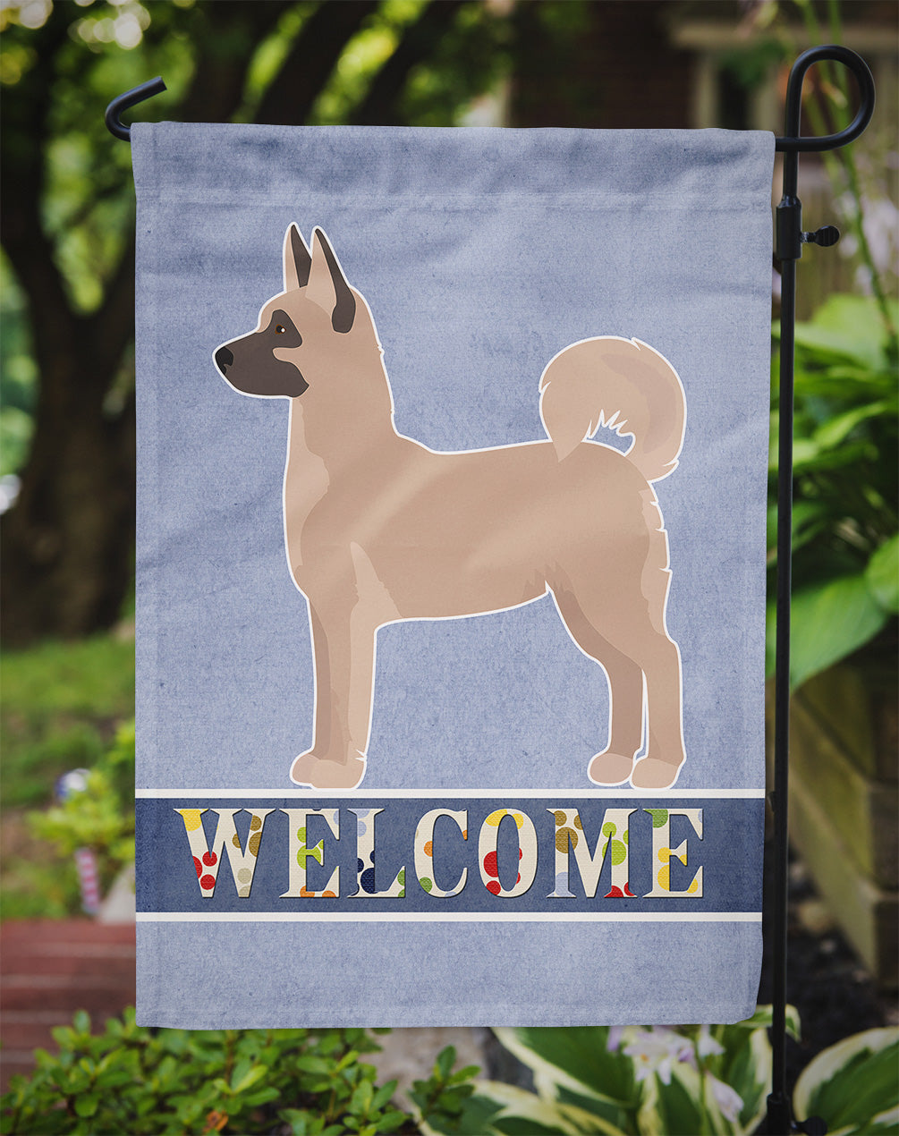 Akita Shepherd Welcome Garden Flag - Outdoor Decorative Yard Flag CK3705GF