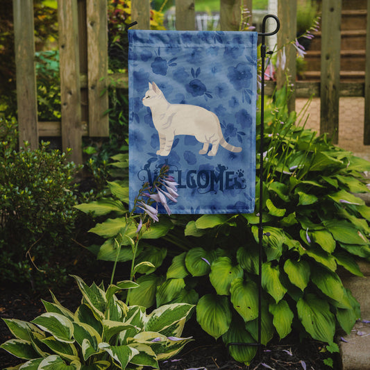 American Shorthair #2 Cat Welcome Garden Flag - Outdoor Decorative Yard Flag CK4821GF