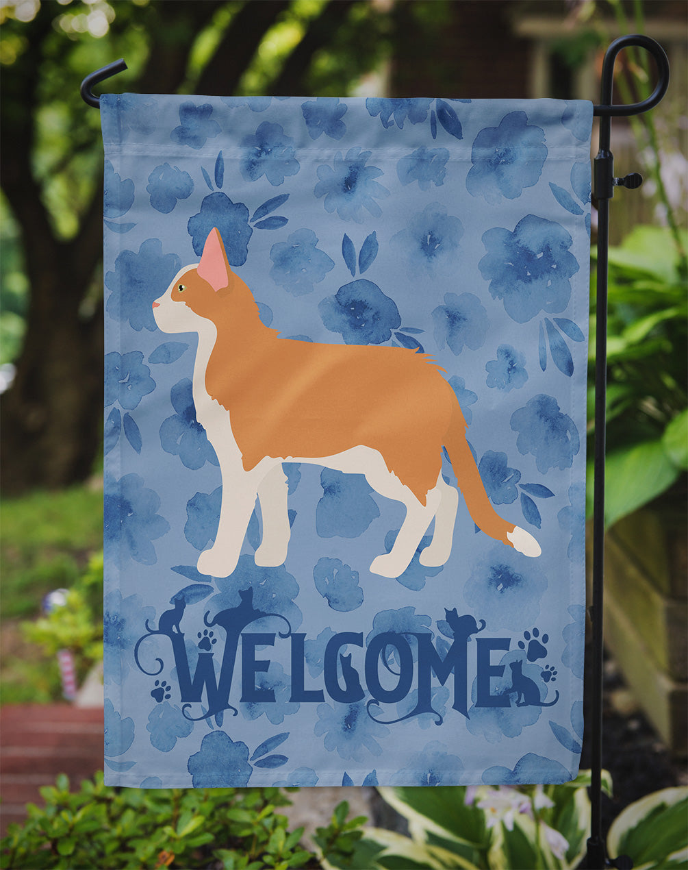Aphrodite Giant #2 Cat Welcome Garden Flag - Outdoor Decorative Yard Flag CK4825GF