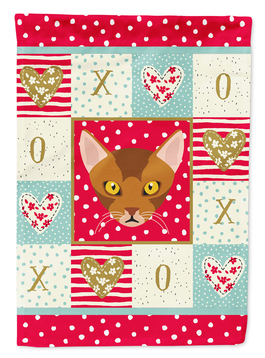Abyssinian Cat Garden Flag - Outdoor Decorative Yard Flag CK5077GF
