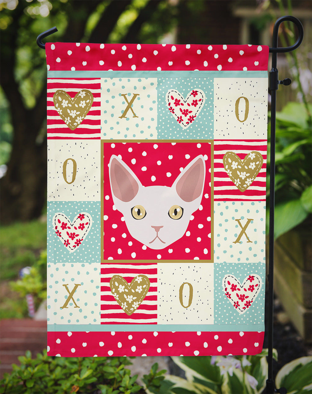 Devon Rex Cat Garden Flag - Outdoor Decorative Yard Flag CK5110GF