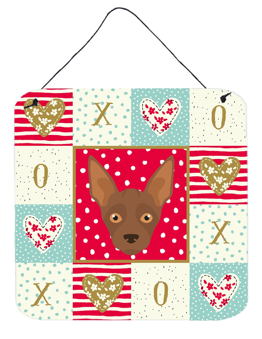 Abyssinian Sand Terrier Love Wall or Door Hanging Prints CK5179DS66
