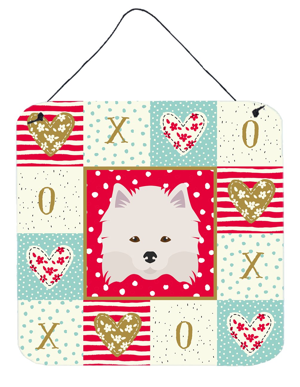 American Eskimo Love Wall or Door Hanging Prints CK5181DS66