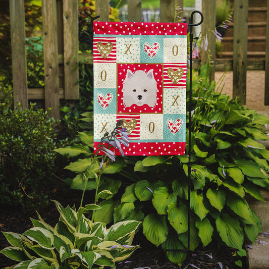 American Eskimo Garden Flag - Outdoor Decorative Yard Flag CK5181GF