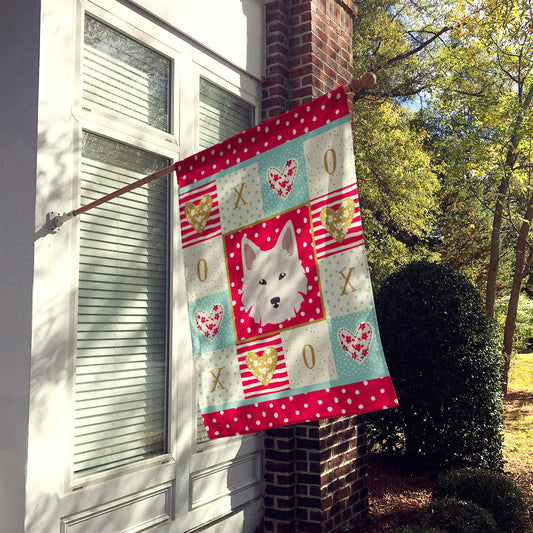 Danish Spitz Flag Canvas House Size CK5194CHF