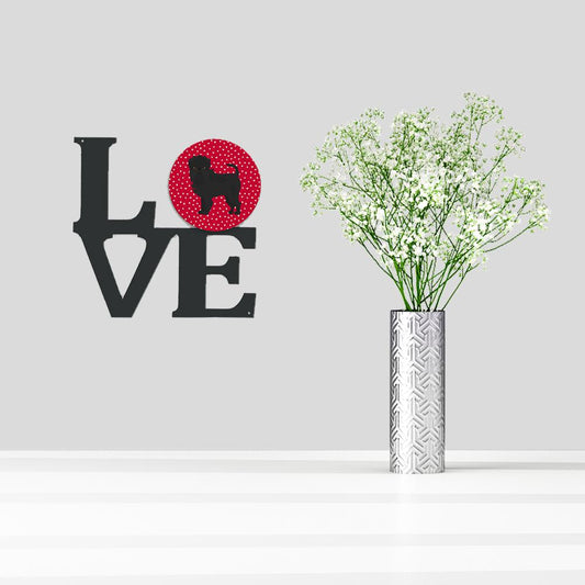 Affenpinscher #2 Love Decorative Wall Art – Artist-Designed Metal Print for Home or Office CK5807WALV