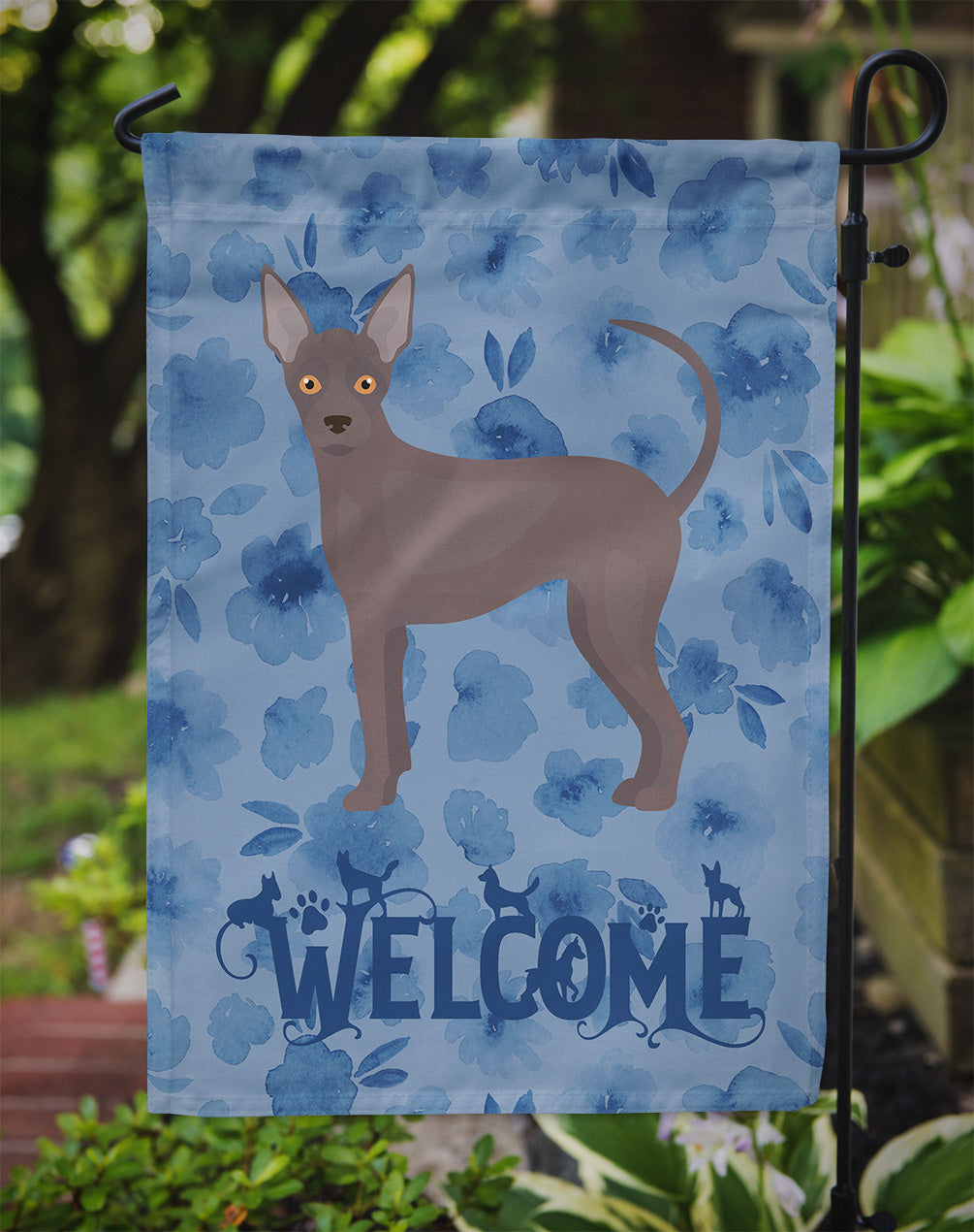 Abyssinian Sand Terrier Welcome Garden Flag - Outdoor Decorative Yard Flag CK5961GF
