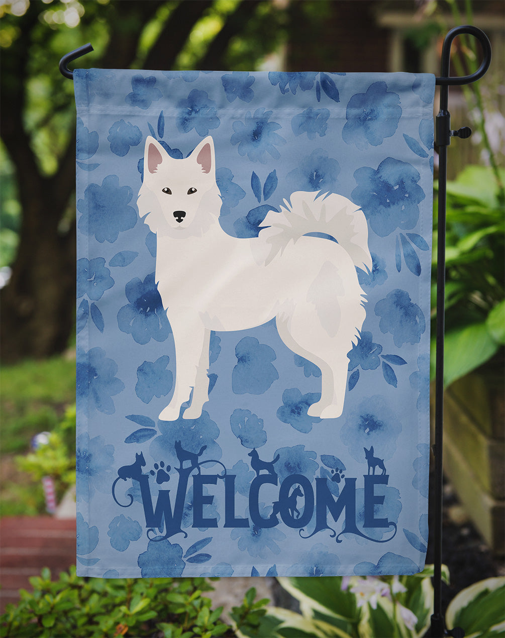 Danish Spitz Welcome Garden Flag - Outdoor Decorative Yard Flag CK5982GF