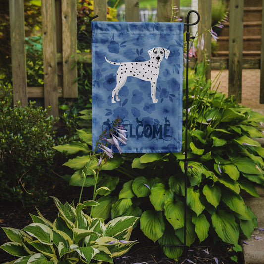 Dalmatian Welcome Garden Flag – Decorative Outdoor Yard Flag CK6074GF