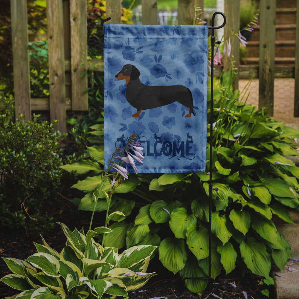Dachshund Welcome Garden Flag – Decorative Outdoor Yard Flag CK6109GF
