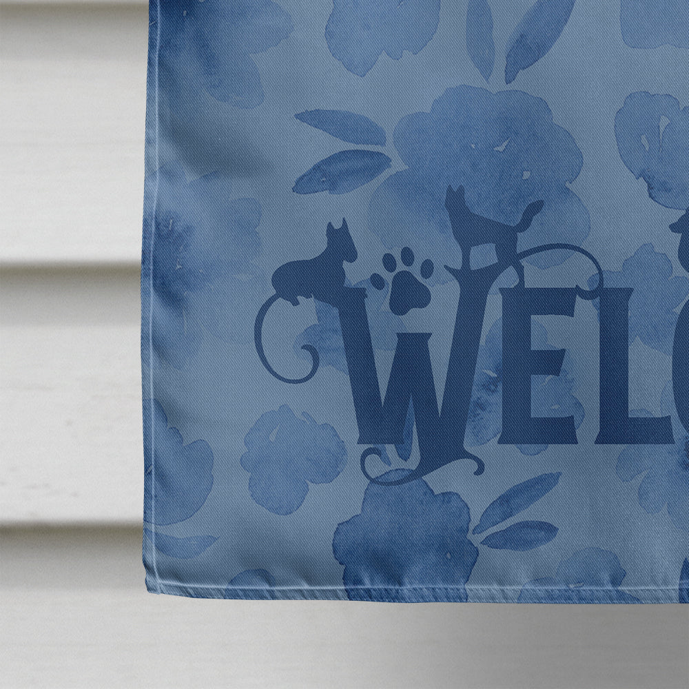 Dachshund Welcome Flag Canvas House Size CK6237CHF