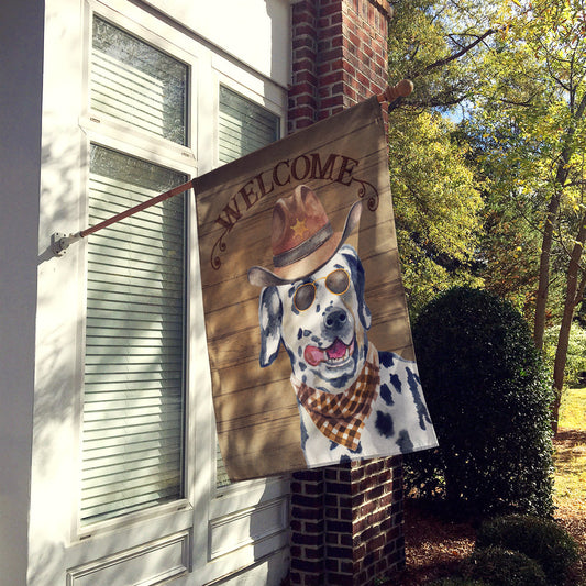 Dalmatian #3 Country Dog Flag Canvas House Size CK6315CHF