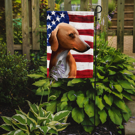 Azawakh Hound American Flag Garden Flag - Outdoor Decorative Yard Flag CK6416GF