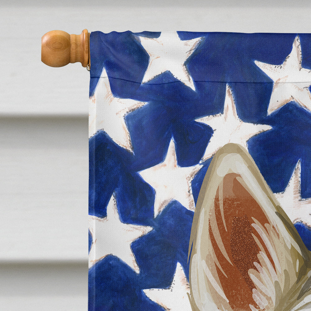 Swedish Vallhund Dog American Flag Flag Canvas House Size CK6731CHF