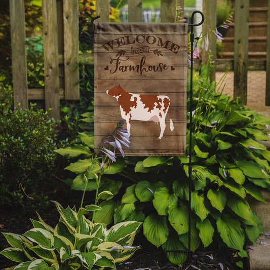 Ayrshire Cow Welcome Garden Flag – Decorative Outdoor Yard Flag CK6771GF