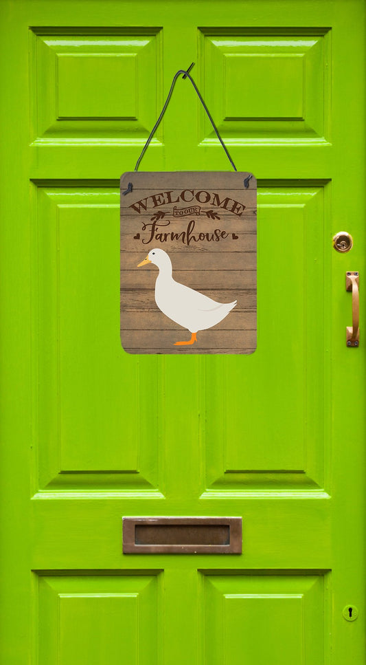 American Pekin Duck Welcome Wall or Door Hanging Prints CK6804DS1216