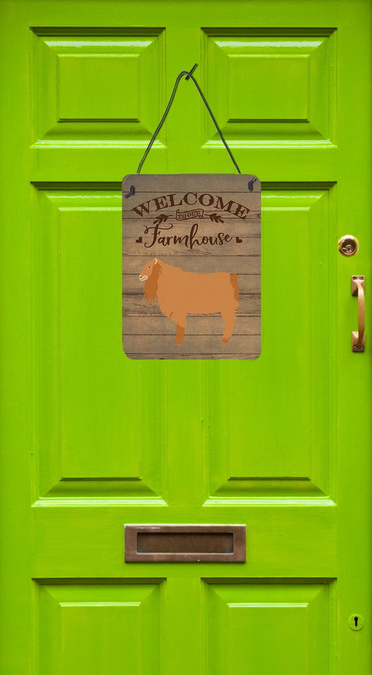 American Lamancha Goat Welcome Wall or Door Hanging Prints CK6829DS1216
