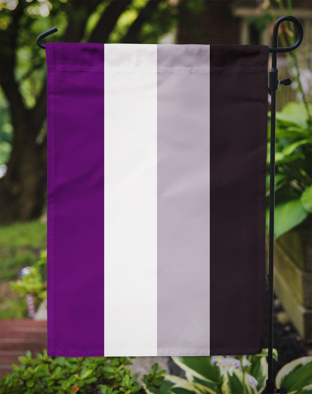 Asexual Pride Garden Flag – LGBTQ+ Inclusive Outdoor Yard Decor