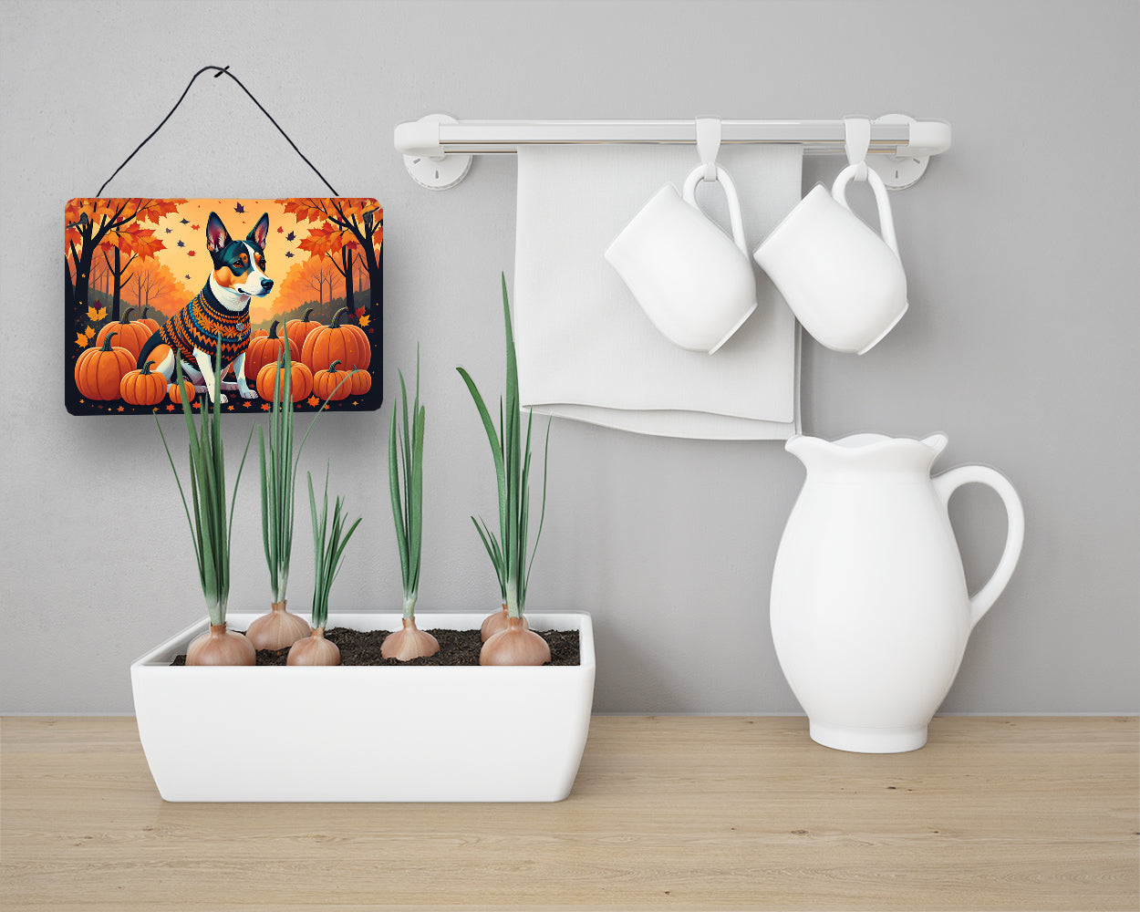 Basenji Fall Wall or Door Hanging Prints
