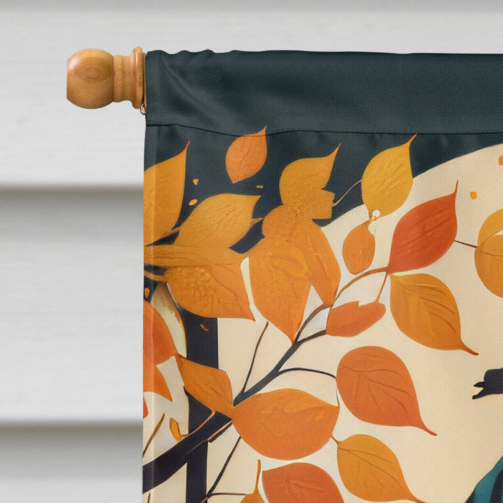 Dachshund Fall House Flag