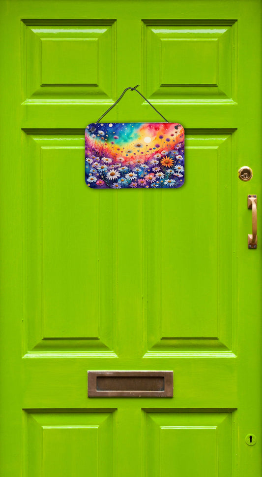 Asters in Color Wall or Door Hanging Prints