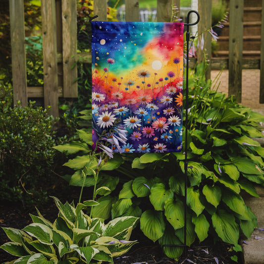 Asters in Color Garden Flag – Outdoor Decorative Yard Flag