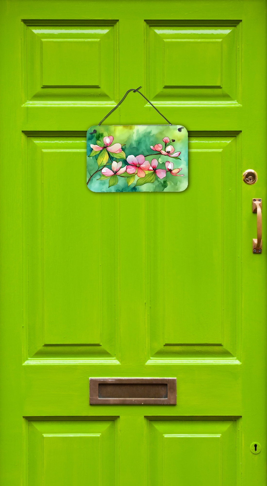 Virginia American Dogwood in Watercolor Wall or Door Hanging Prints