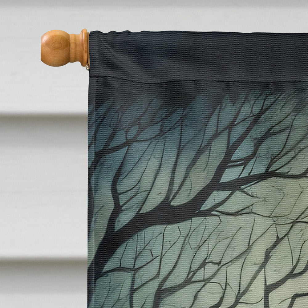 Graveyard Spooky Halloween House Flag