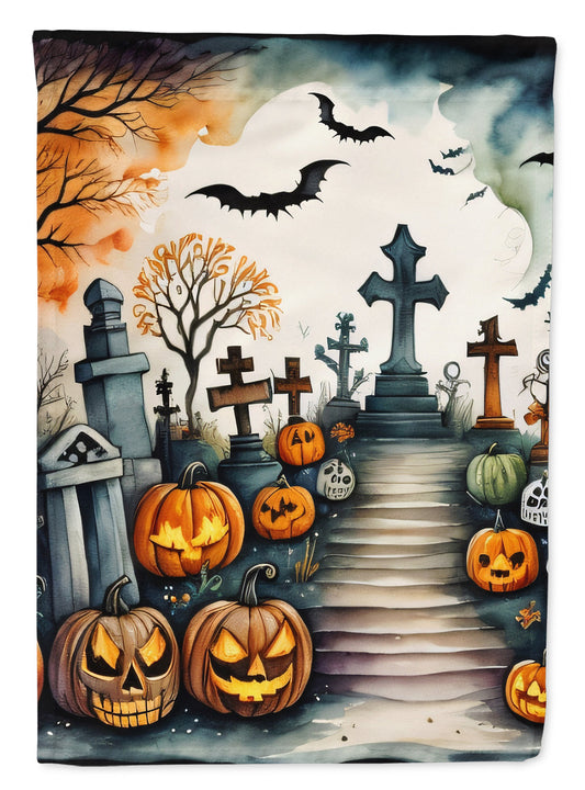 Day of the Dead Spooky Halloween Garden Flag – Outdoor Decorative Yard Flag