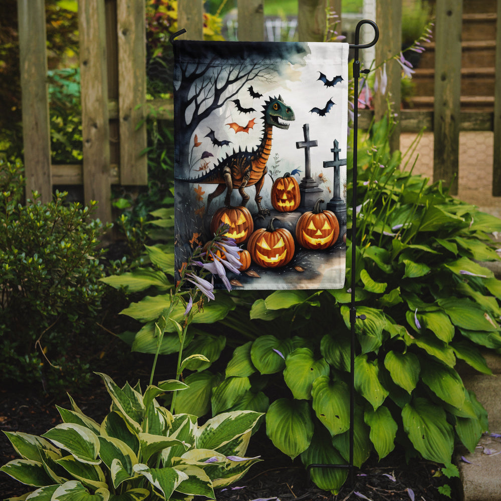 Dinosaurs Spooky Halloween Garden Flag – Outdoor Decorative Yard Flag