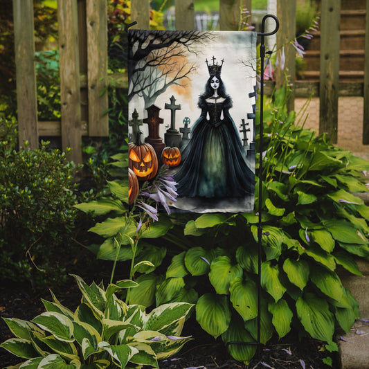 Evil Queen Spooky Halloween Garden Flag – Outdoor Decorative Yard Flag